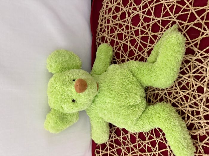 Doudou souris verte NOUNOURS - photo numéro 4