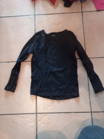 Tee-shirt manches longues noir