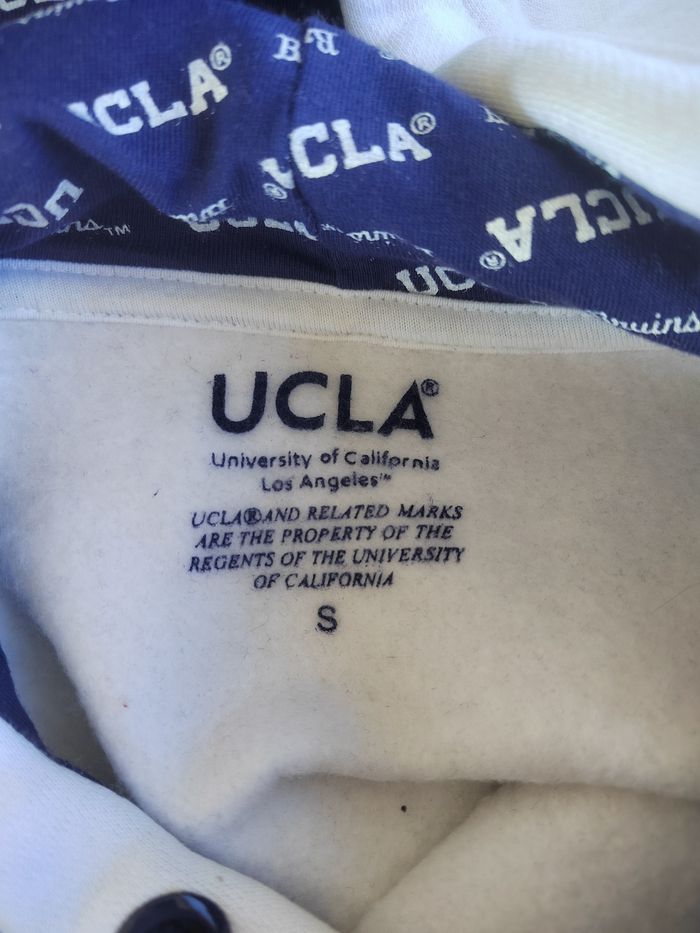 Sweat Blanc Femme ucla – Taille S – Style Campus US & Décontracté - photo numéro 6
