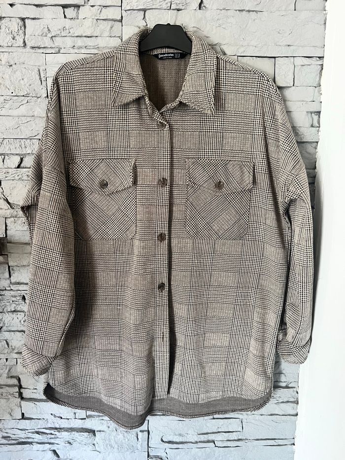 Chemise à carreaux oversize