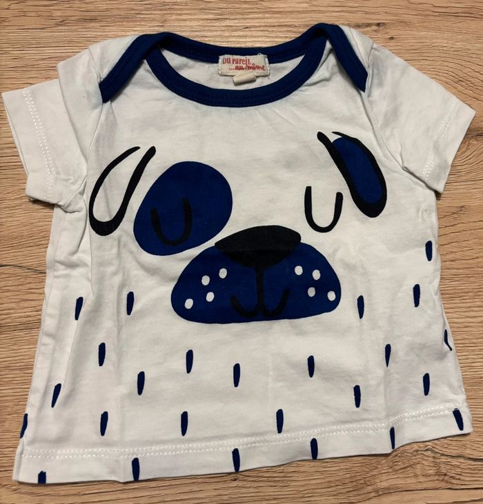Ensemble T-shirt manches courtes et pantalon 3 mois - photo numéro 5