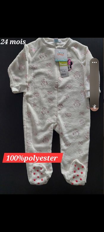 Grenouillère Minnie fille 24 mois 