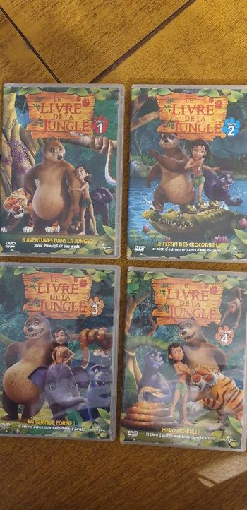 4 dvd livre de la jungle