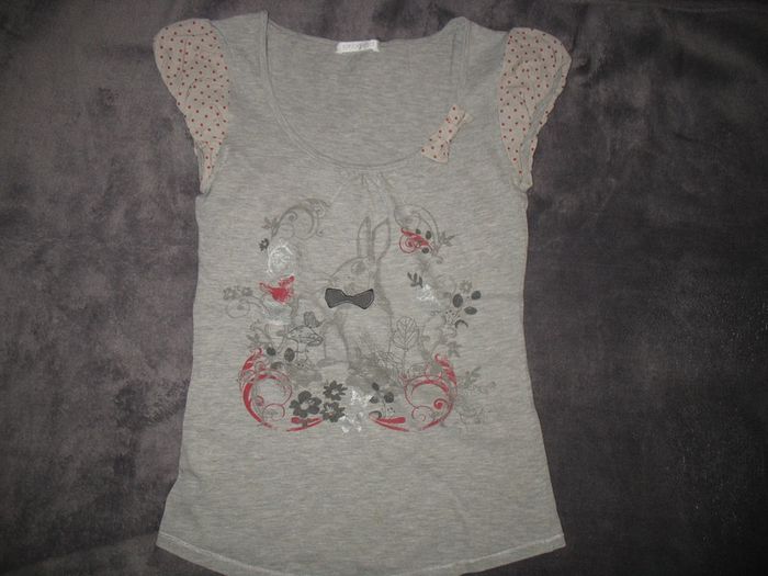 TEE SHIRT MC GRIS "PROMOD" - TAILLE 1 - n°03