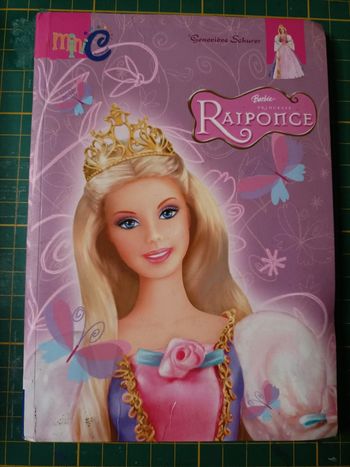 Livre "Barbie raiponce" en très bon état