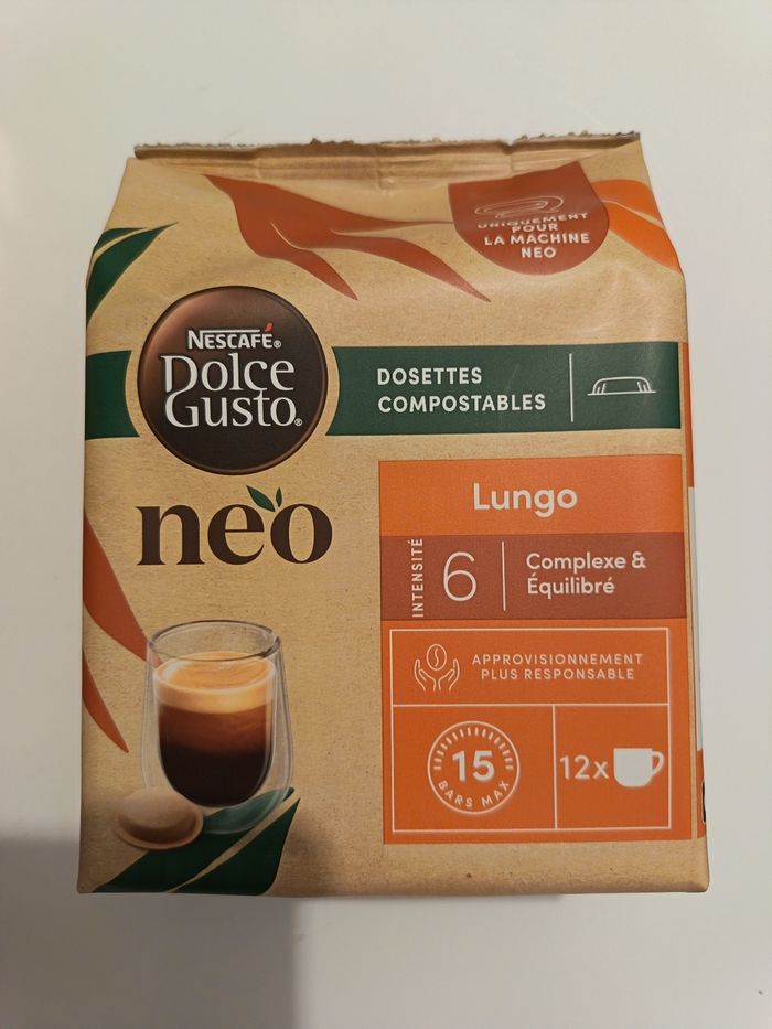 Boîte 12 dosettes café Néo lungo neuve