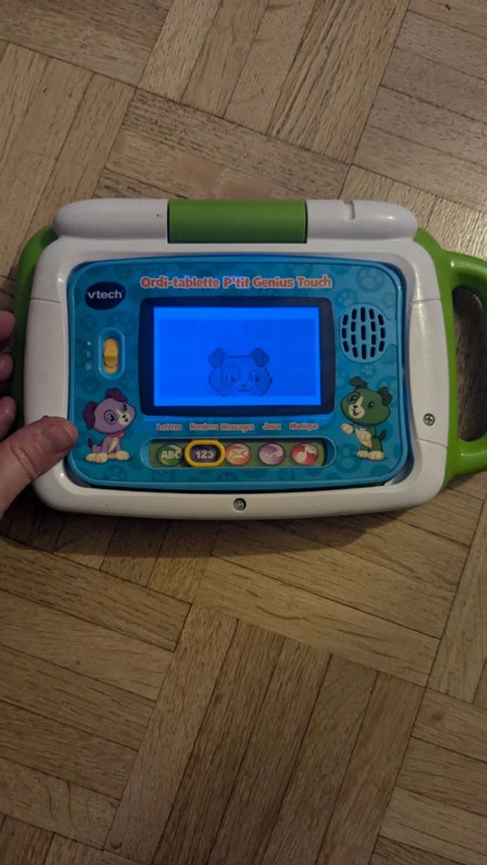 Ordi tablette vtech P'tit Genius Touch vert - ordinateur éducatif - photo numéro 6