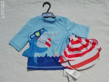 Tex t shirt anti UV et chapeau casquette