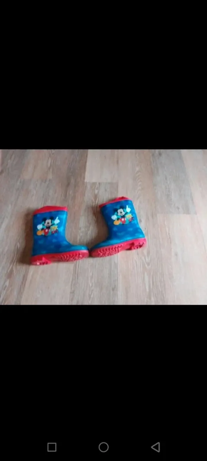 Botte pluie mickey 28 - photo numéro 2