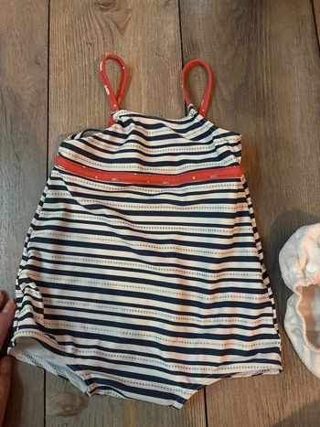 Maillot de bain fille avec couche intégrée 9/12mois Archimede