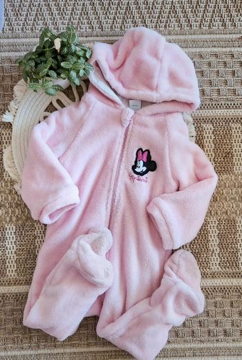 Pyjama Combinaison Bébé fille 12mois Disney Minnie Rose