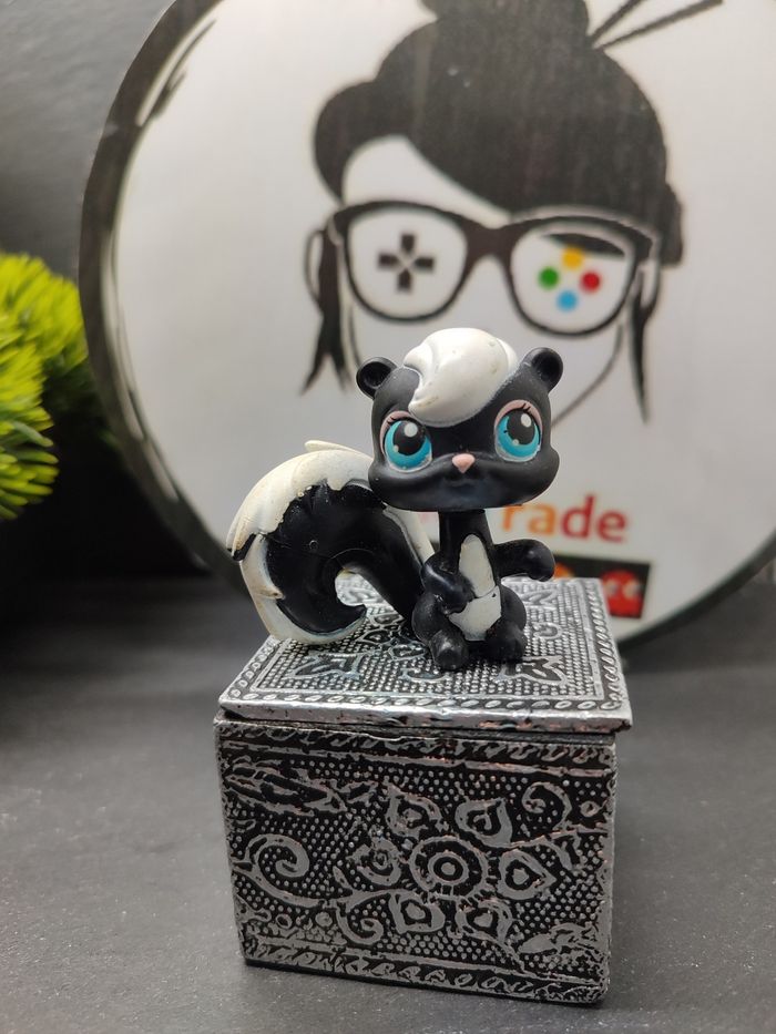 Lps01073 My Littlest Petshop Lps Pet Shop Chipmuk Squirrel Shunk Écureuil 85