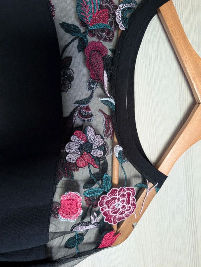 Sweat fantaisie fleurs - photo numéro 2