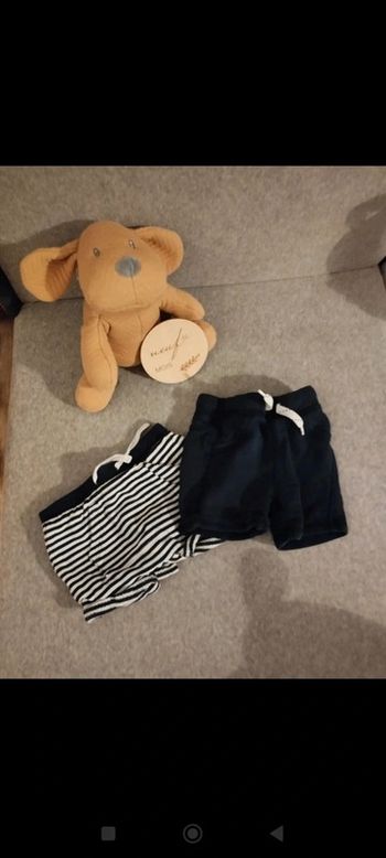 Lot 2 shorts Kiabi 9 mois