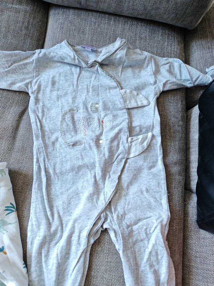 Lot pyjamas bébé coton 6 mois - photo numéro 4