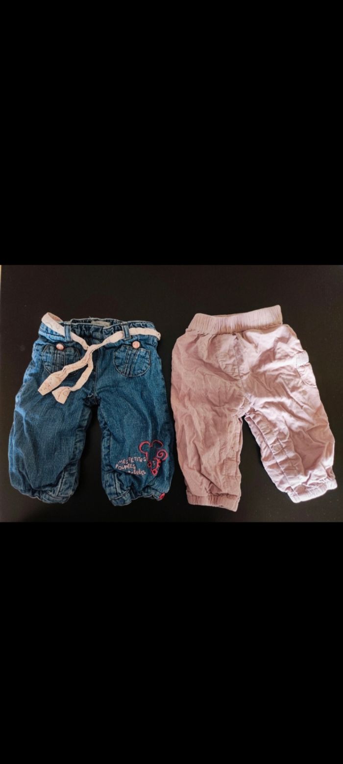 Lot de 2 pantalons