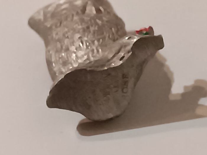 Chouette en étain à la rose - photo numéro 10