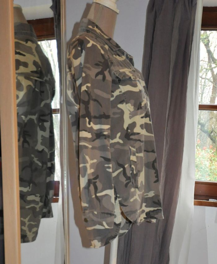 ZARA chemise camouflage t.XS tb état - photo numéro 2