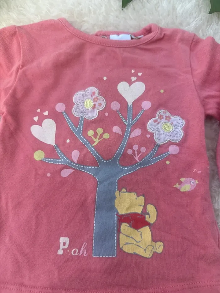 T-shirt manches longues Winnie motif arbre - photo numéro 2