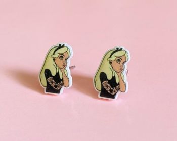 Boucles d’oreilles Fait Main Alice Tattoos Rock