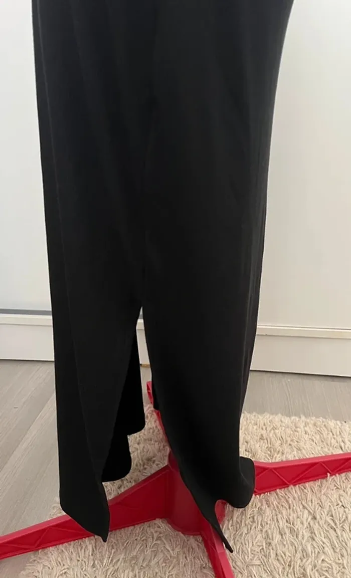 Robe côtelée dos nu avec fentes latérales noire Ardene - photo numéro 7