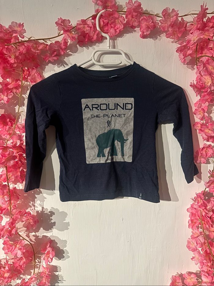 T-shirt manche longue Okaïdi taille 3 ans