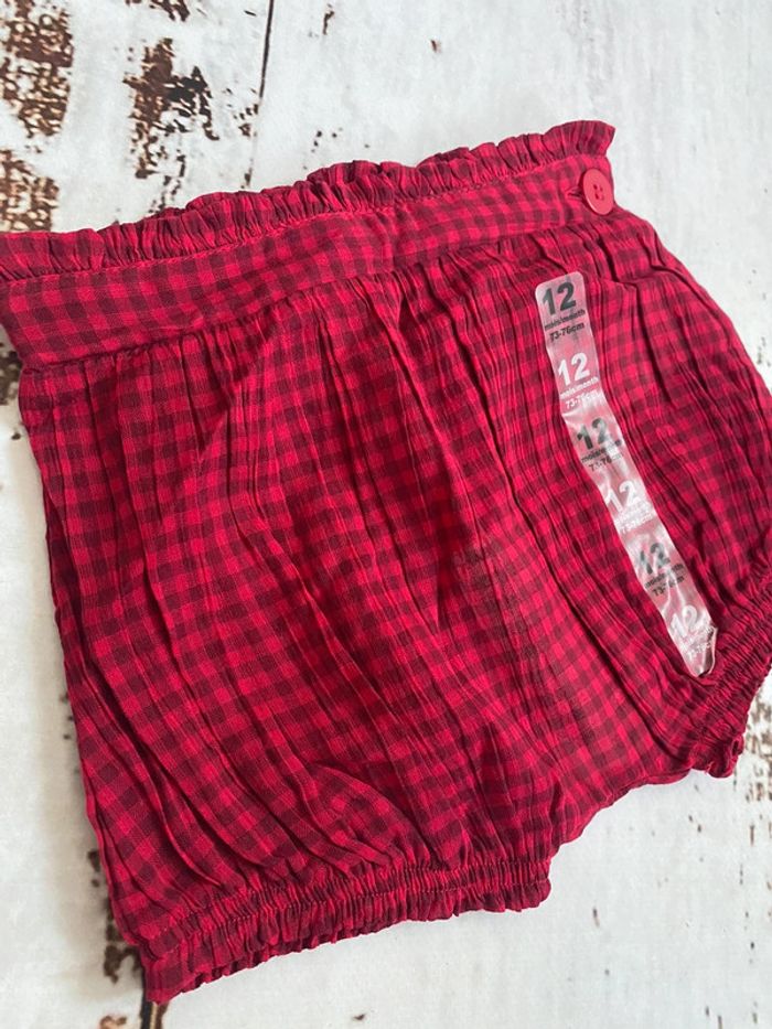 Short rouge Vichy - photo numéro 2