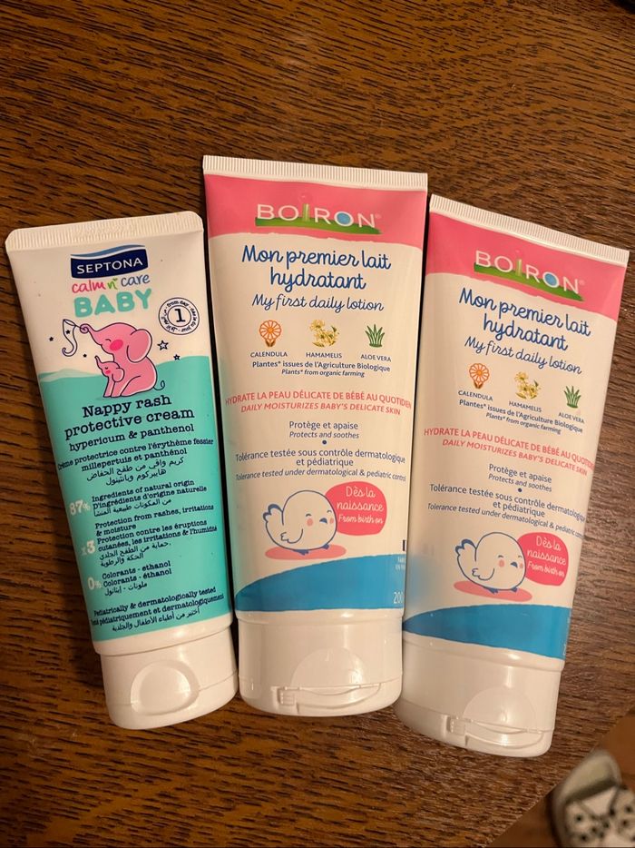 Lait hydratant bébé