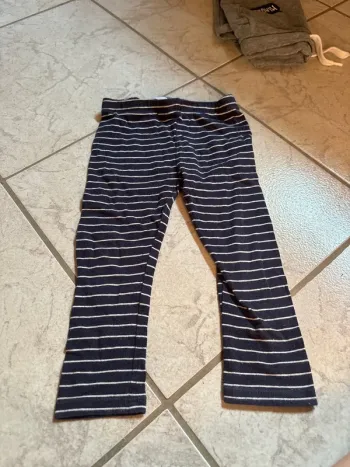 Legging rayé lulu castagnette