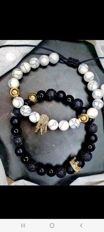 Bracelet reine et roi