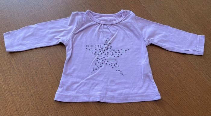 T-shirt à manches longues bébé fille 3 mois