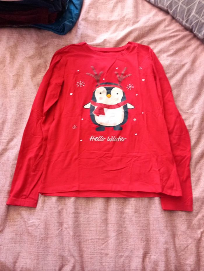 Lot de 9 tee-shirts manche longue 12 ans - photo numéro 10