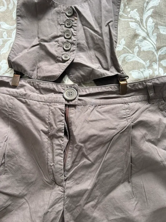 Pantacourt Cop, copine marron, taille 40 - photo numéro 3