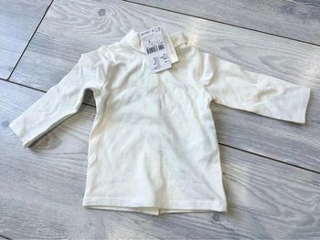 Sous pull tee shirt manches longues bébé 9 mois neuf