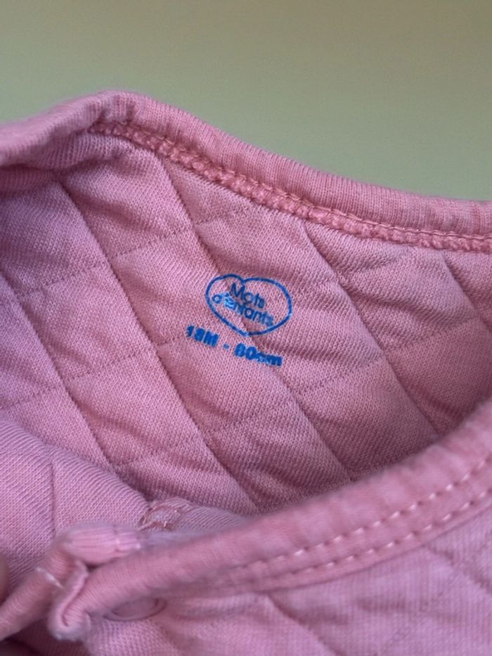 Veste matelassé rose Mots d’enfants - photo numéro 4