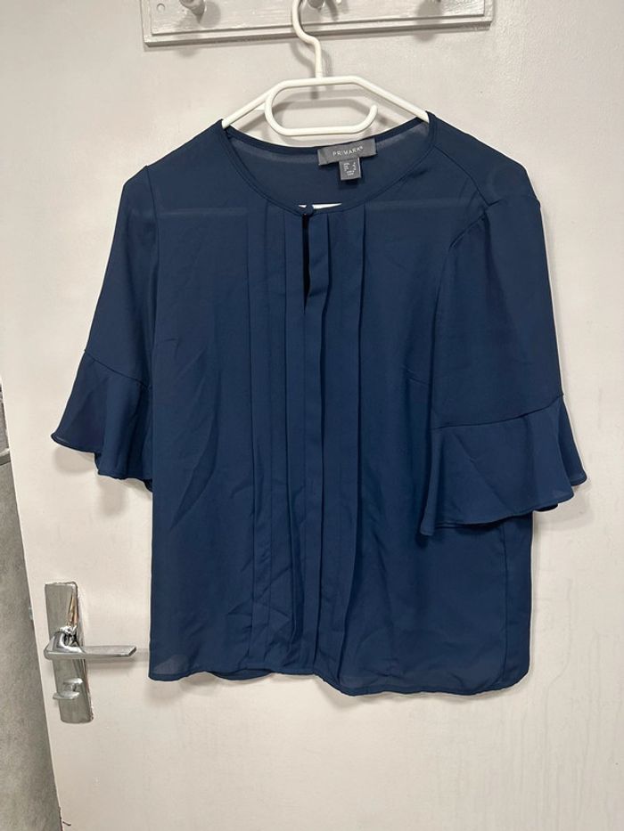 Blouse bleu marine taille 34
