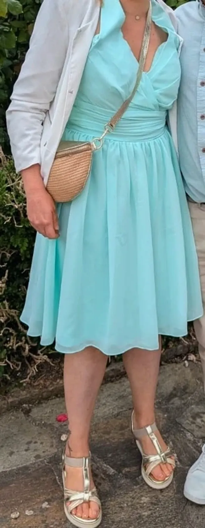 Robe vert menthe - photo numéro 3