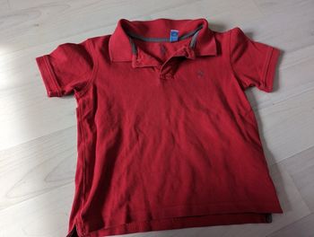 Polo Okaïdi rouge