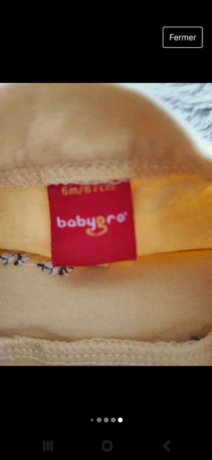 Lot 2 combinaisons babygro 6 mois - photo numéro 10