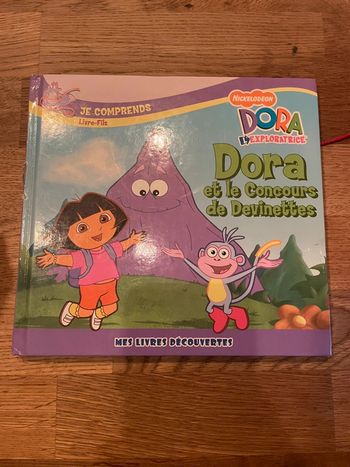 Livre Nickelodeon Mes livres découvertes Dora l’exploratrice Dora et le concours de devinettes