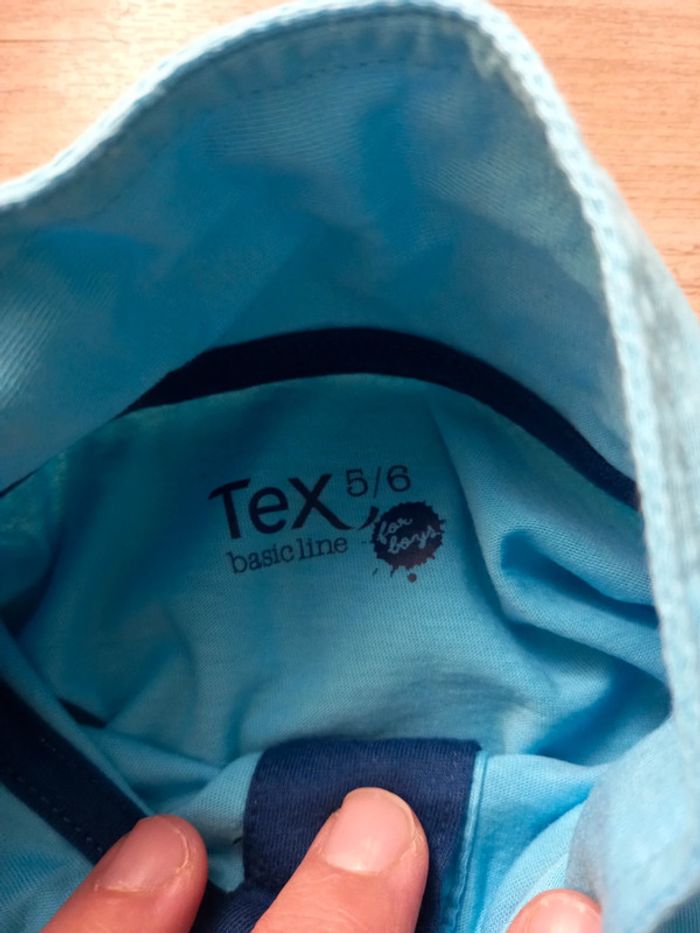 Polo turquoise texte 5ans - photo numéro 3