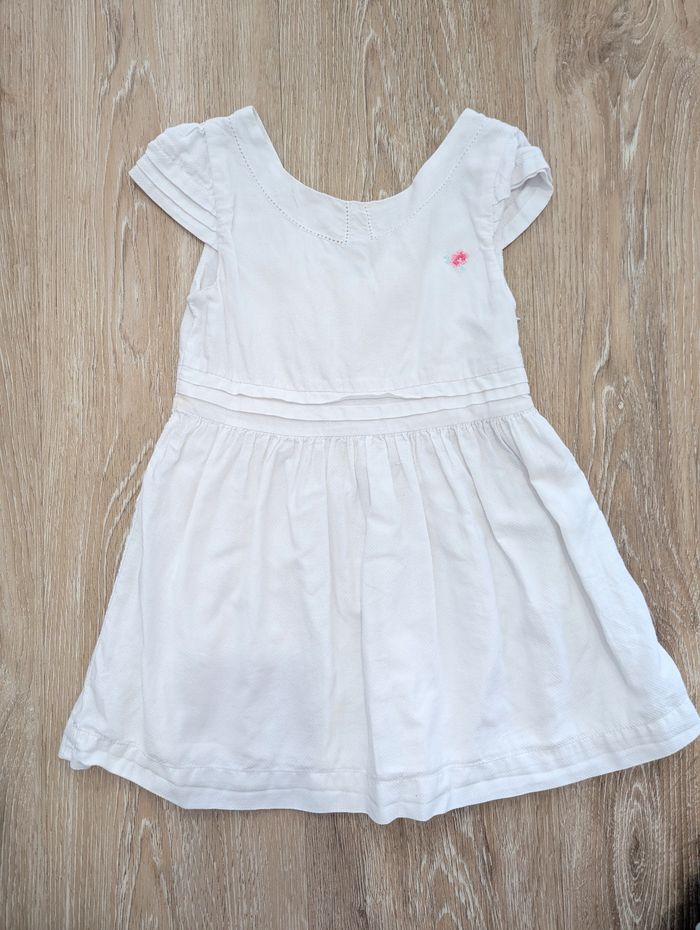 Robe blanche 36 mois bébé fille