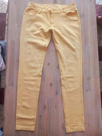 Pantalon slim jaune  Na Na Na – Taille 40 – État correct