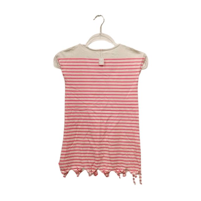 Robe marinière rouge et noeuds - Taille 8 ans - Billie Blush - photo numéro 2
