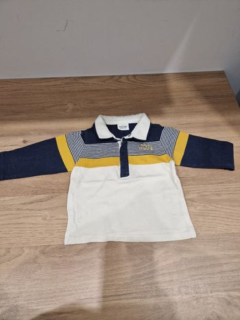 Polo manches longues 12 mois