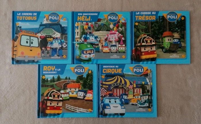 Lot de livres "Robocar Poli"