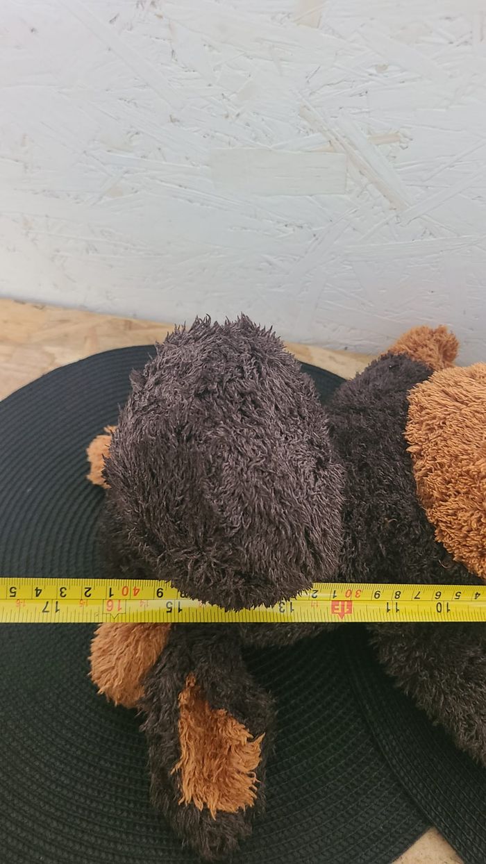 cerf renne elan enesco doudou marron peluche 45 cm - photo numéro 5