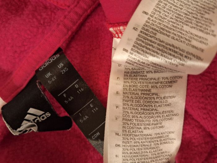 Veste Adidas - 5/6 ans - photo numéro 3