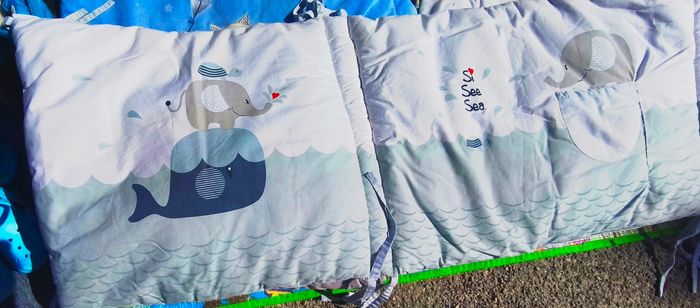 Tour de lit baleine 🐳 et éléphant - photo numéro 2