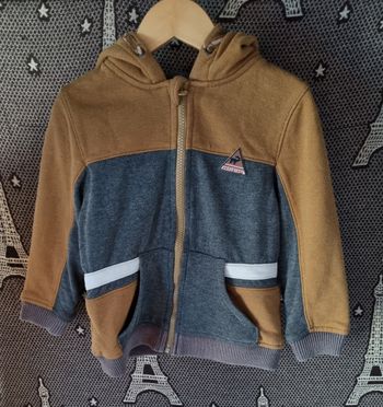 Gilet zippé polaire à capuche 6ans